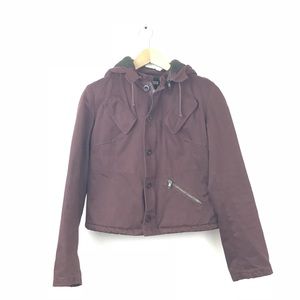 Miu Miu Coat Jacket Zip Up Hoodie Zipper